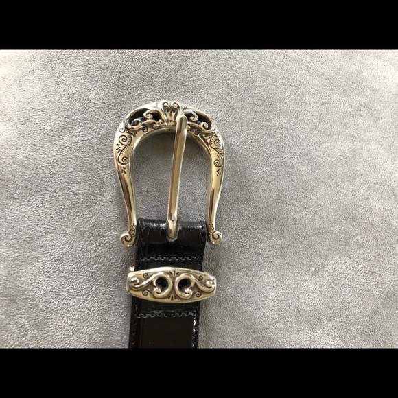 Brighton black and silver belt - Picture 5 of 5